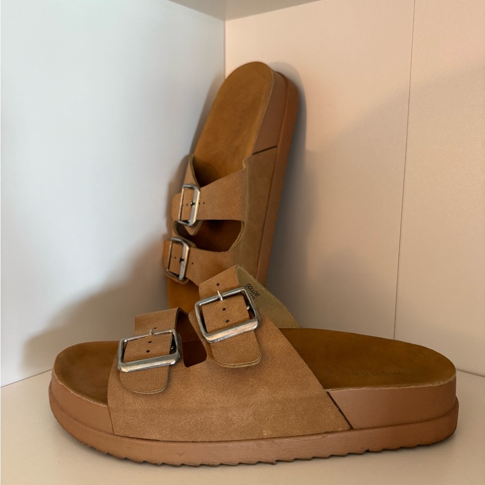 Madden Girl  Double Buckle Sandals Size 7